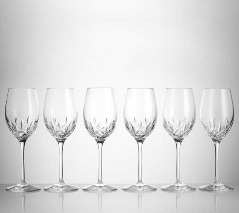 LISMORE ESSENCE WHITE WINE SET OF 6